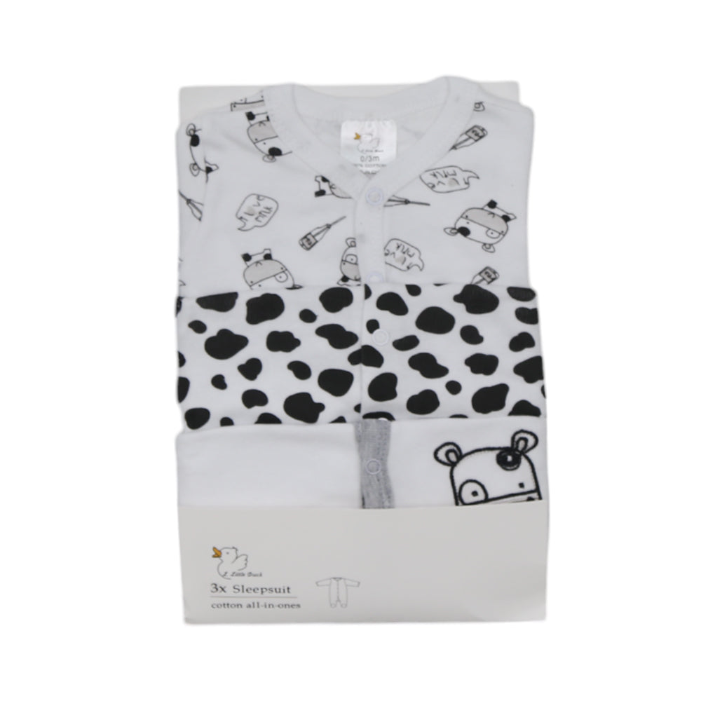 BOYS L/S 3PC SLEEP SUIT W SOCKS MDW-23 0-3M CHI R328