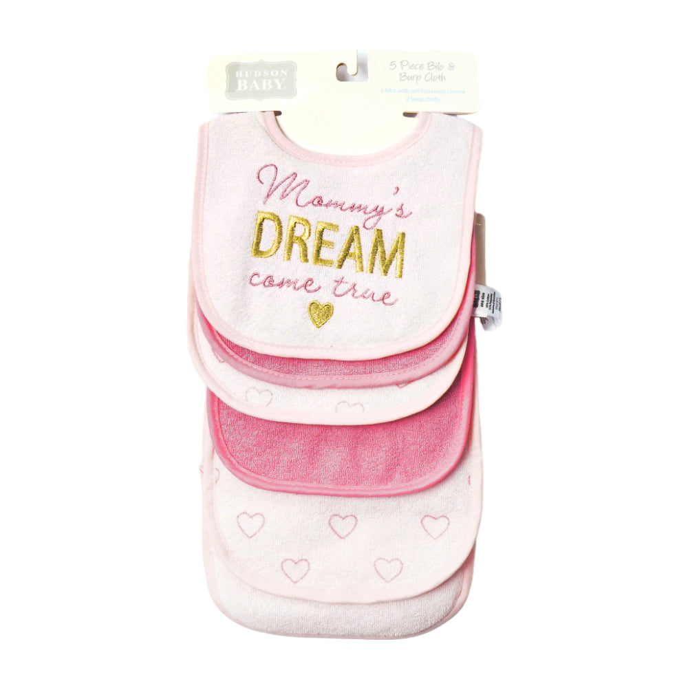 BABY BIB 3PC WITH 2PC NAPKIN SET MDW-23 CHI 13711