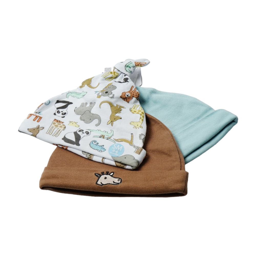 BABY COTTON CAP 3PC PACK MDW-23 CHI 00098CH
