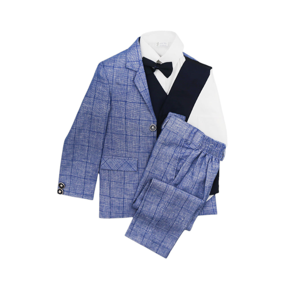 BOYS L/S 5PC PANT COAT SUIT MZW-23 3-4 YEAR 15029