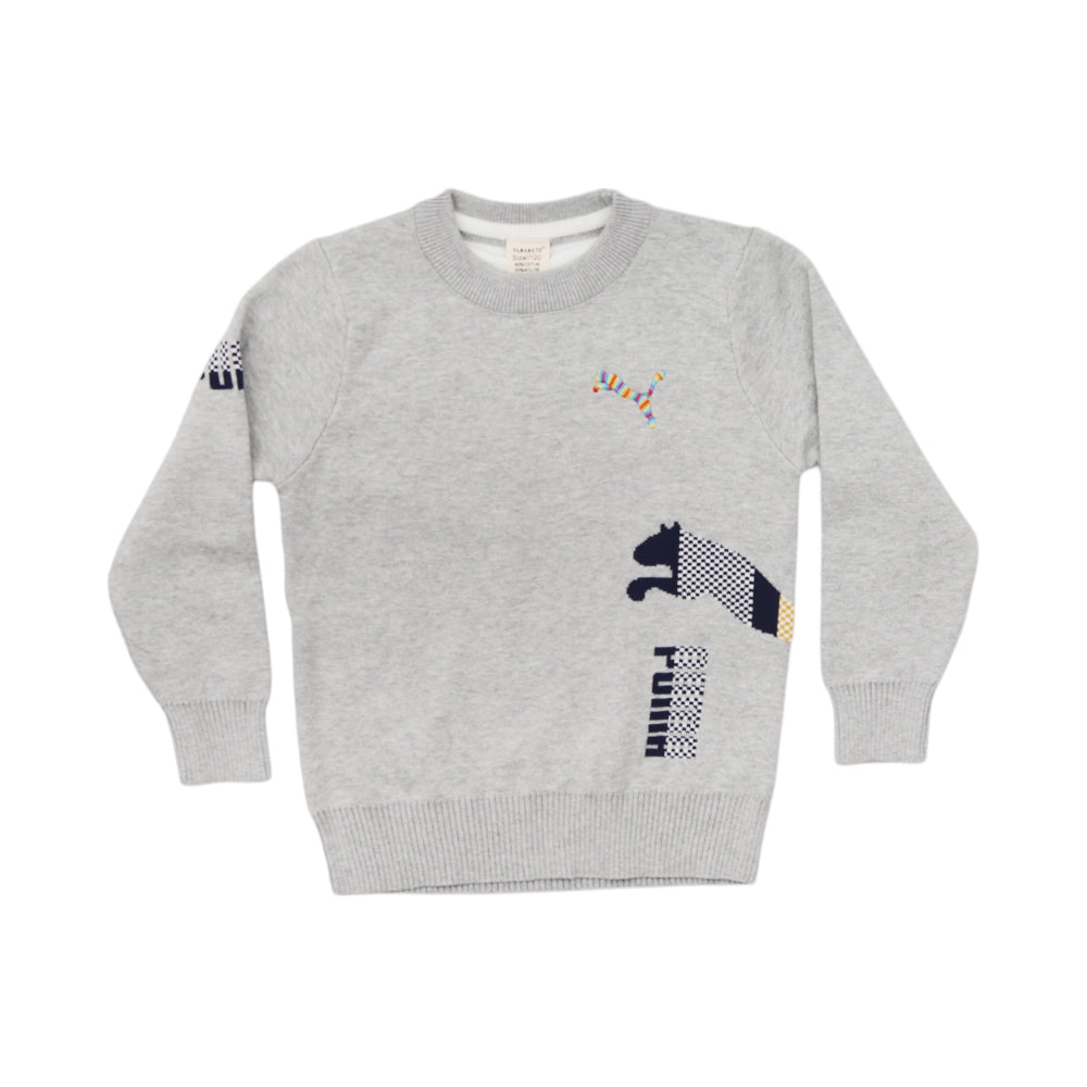 BOYS L/S SWEATER MZW-23 4-5 YEAR 3J