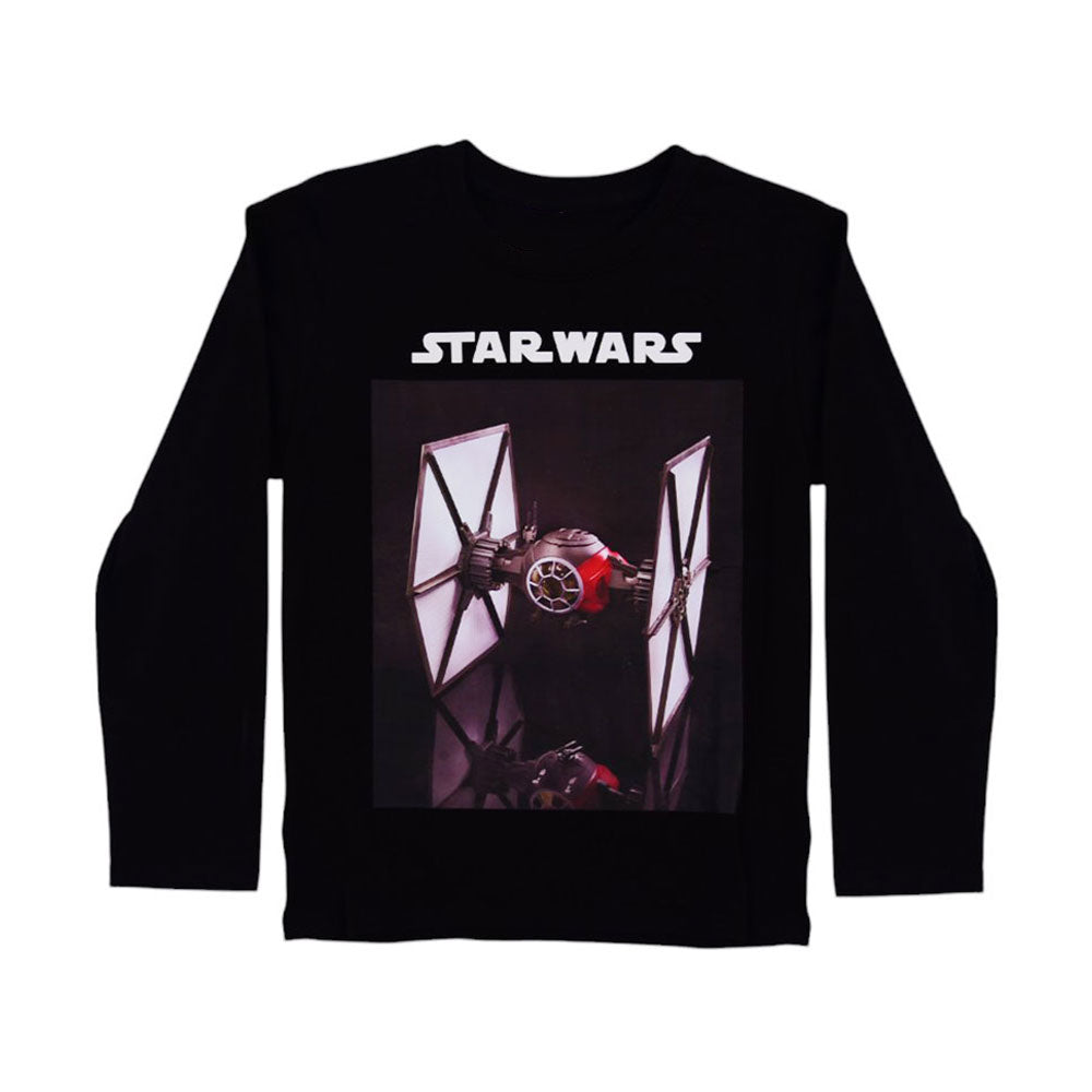 BOYS L/S T-SHIRT HOP & ROLL BLACK MZW-23 3-4 YEAR JB215