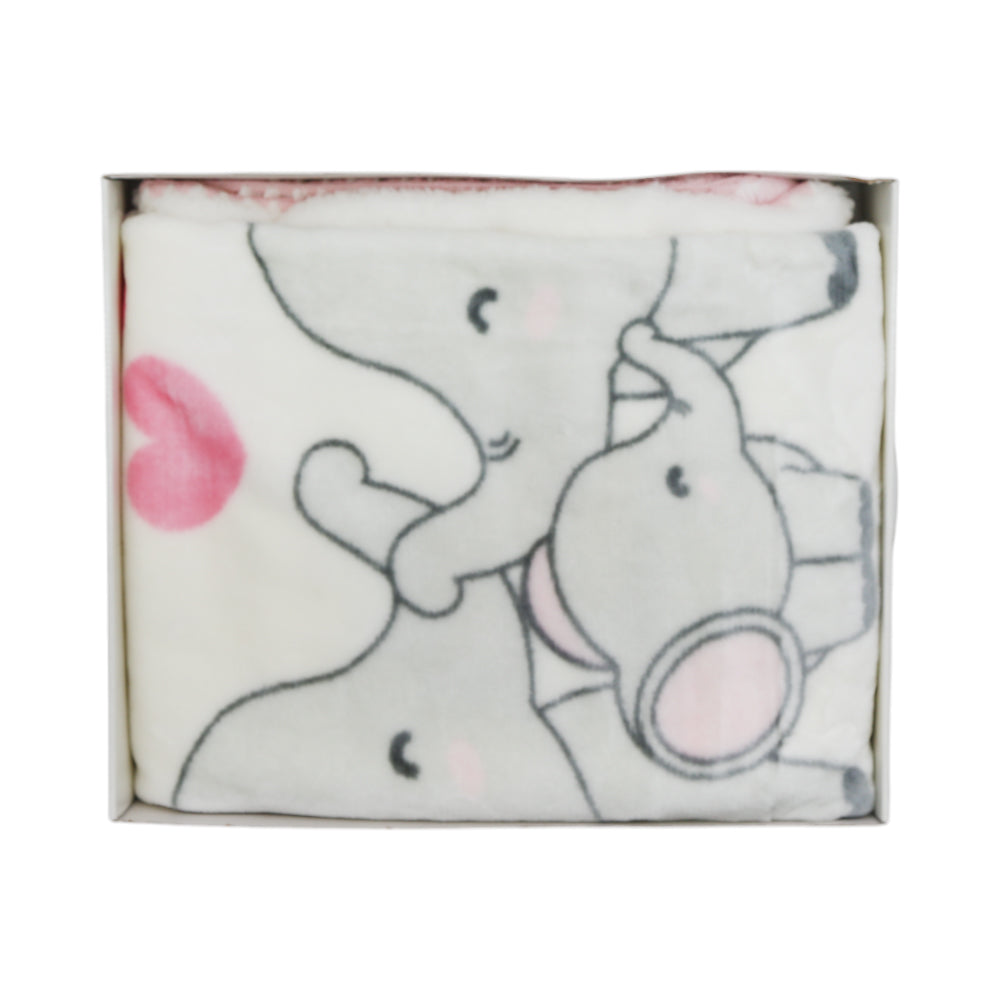 BABY MORA BLANKET PICCOLA 110X140 MZW-23 04 ROSA/PINK