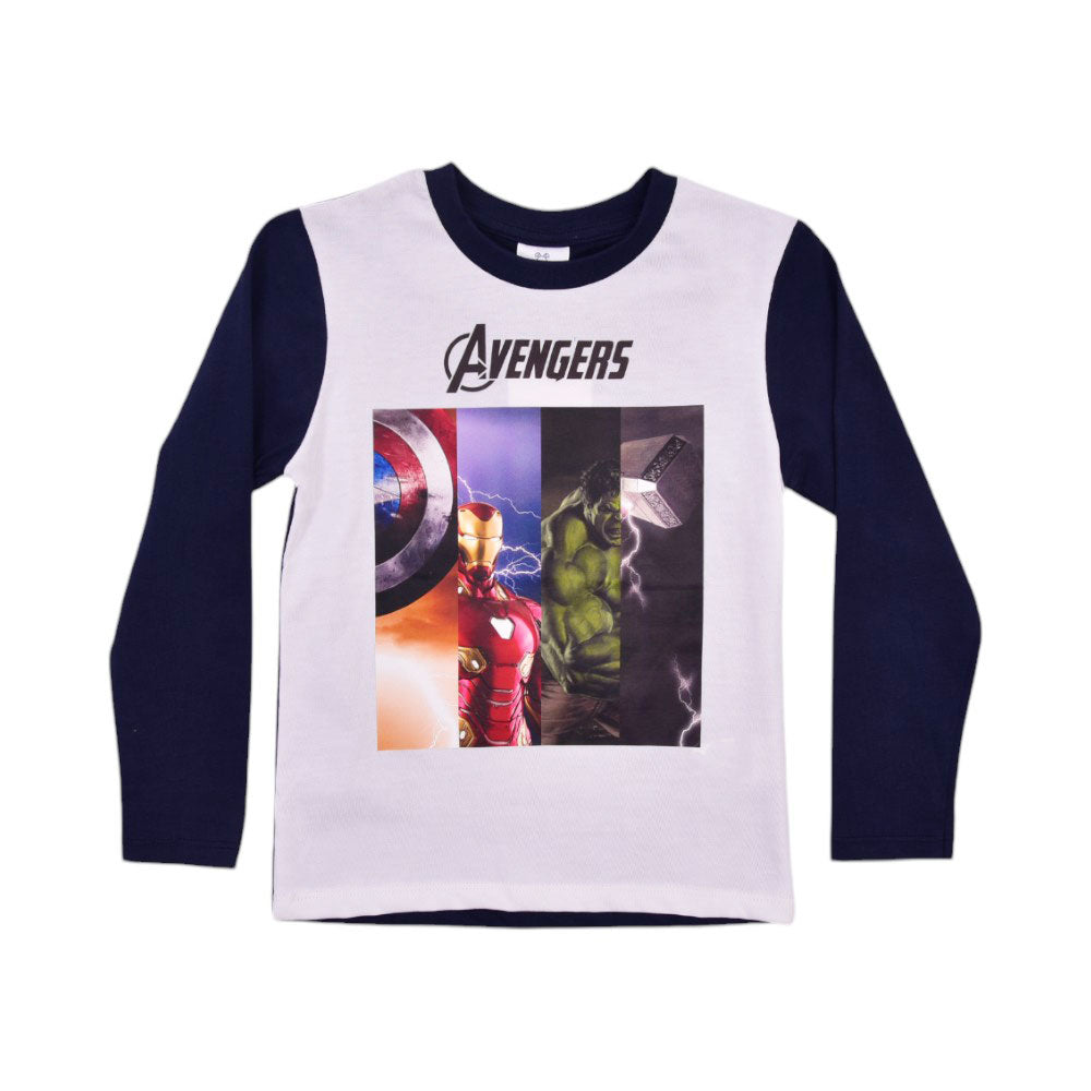 BOYS L/S T-SHIRT HOP & ROLL WHITE MZW-23 4-5 YEAR JB209