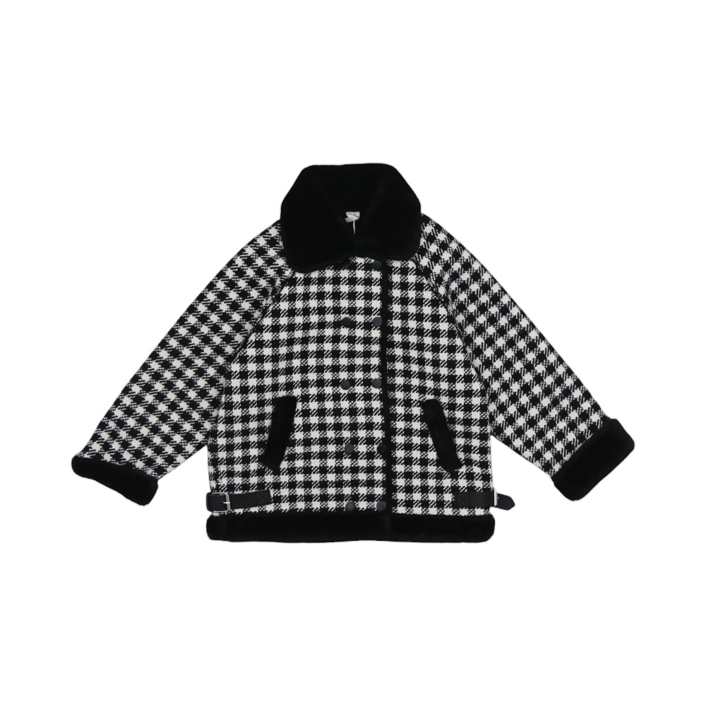 GIRLS L/S WOOLEN COAT MDW-23 8-9 YEAR TN-XY002