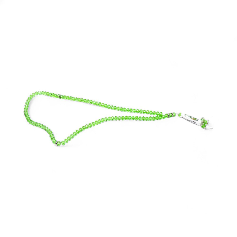 TASBEEH CRYSTAL NO.8 100 BEADS WITH CHAIN