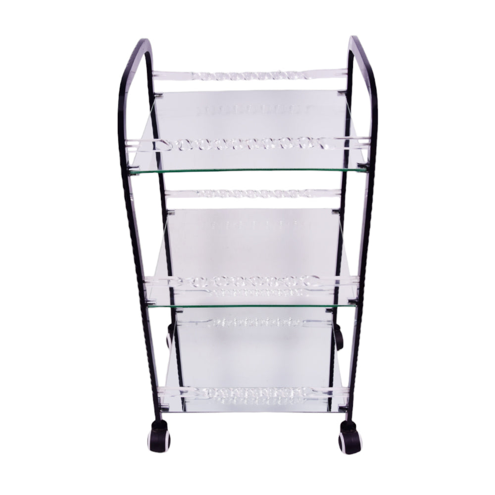 CORNER RACK ACRYLIC 0036 WHITE/BLACK