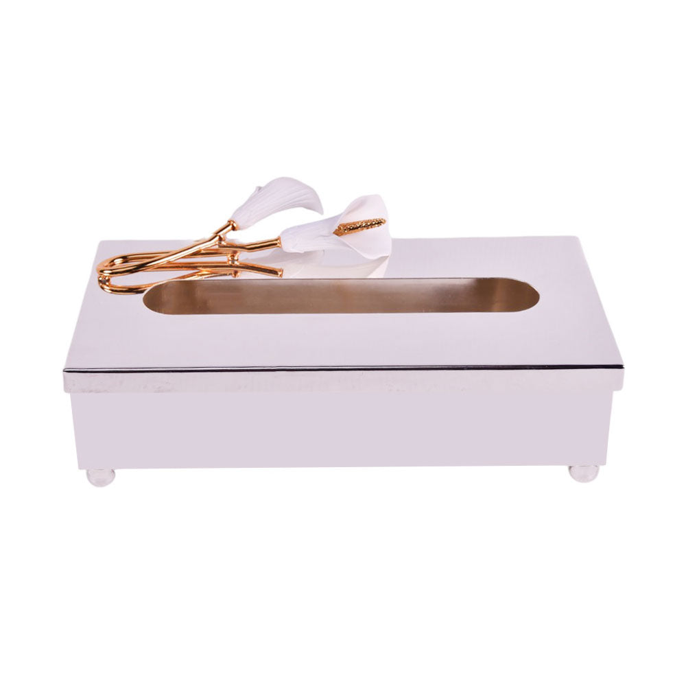 TISSUE BOX ORCHID TA2590