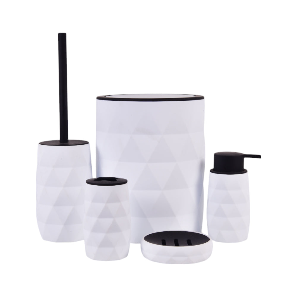 BATHROOM SET 5PC ACRYLIC IR KL9136