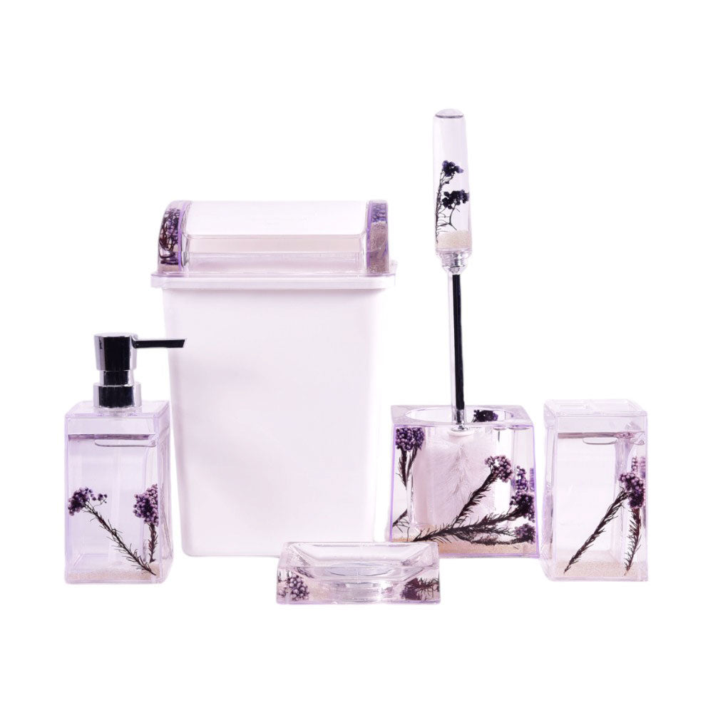 BATHROOM SET 5PC ACRYLIC IR HB219456 (A20)
