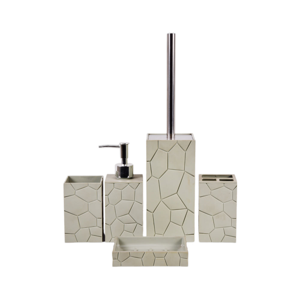 BATHROOM SET 5PC ACRYLIC IR HA391-A