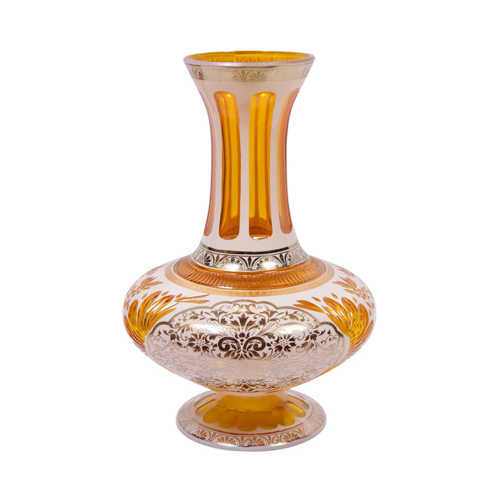 VASE CRYSTAL BRASS IR 2008 J303-2-H13/A25