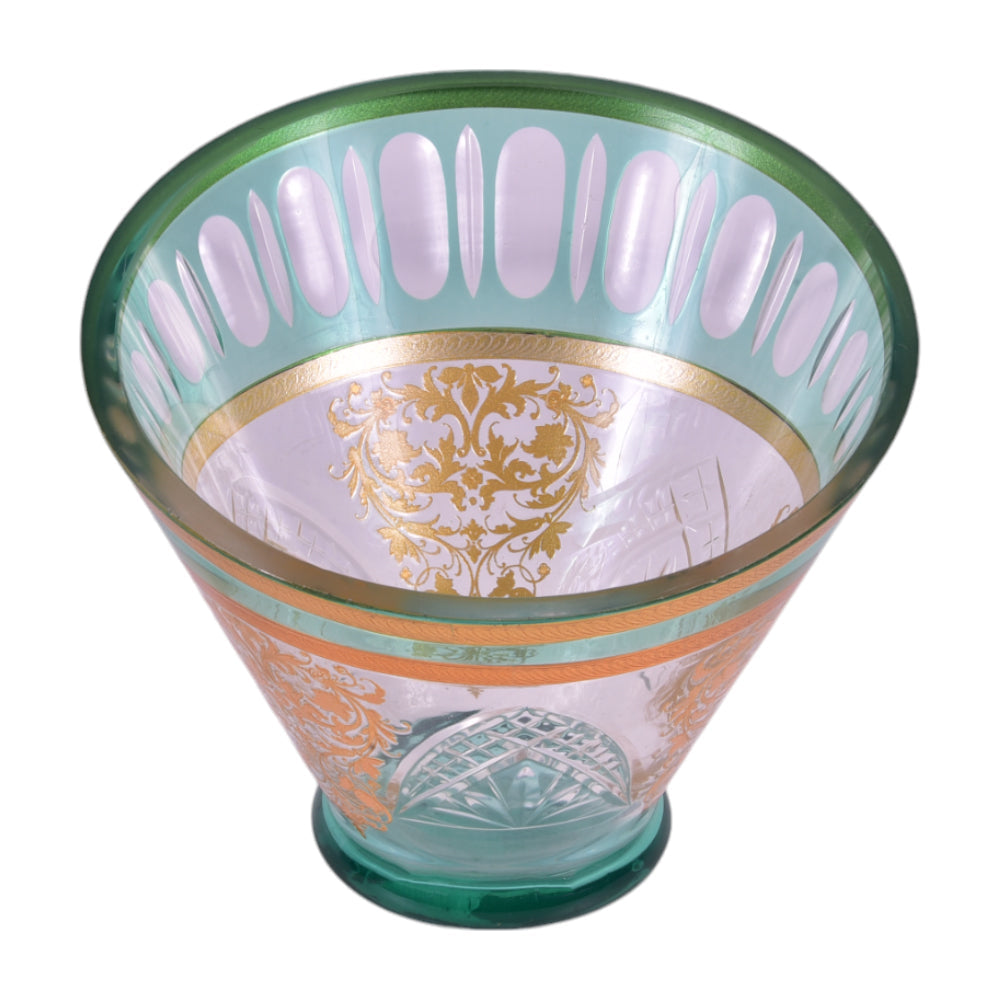 BOWL CRYSTAL BRASS IR B-33002 J306-588-2