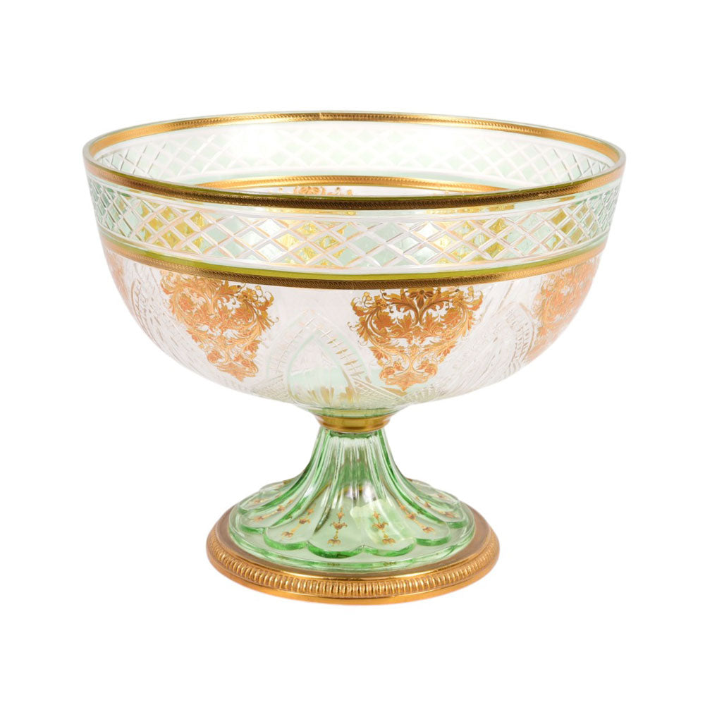 BOWL CRYSTAL BRASS IR E9-B3006-1 J306-558-2