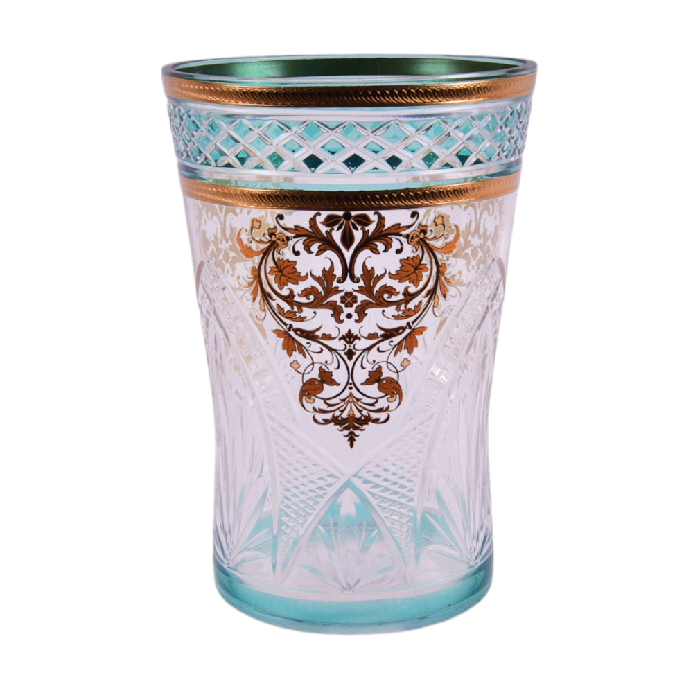 VASE CRYSTAL BRASS IR Y105063 J306-588-2