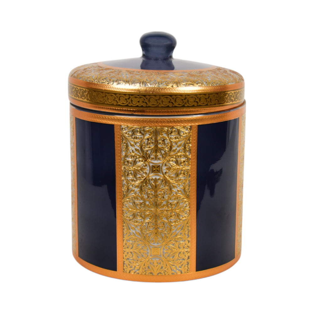 BOWL CANDY CRYSTAL BRASS IR 1084 JS111-D14-5