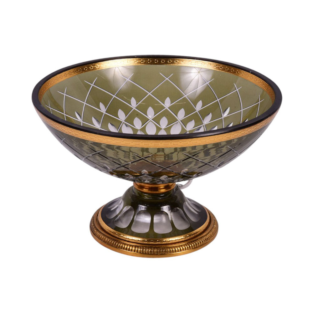 BOWL CRYSTAL BRASS IR E9-B1112M-1 JSC23-837