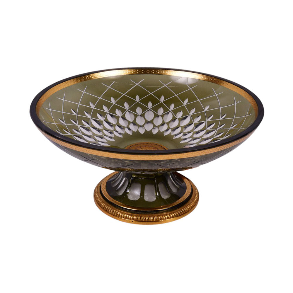 BOWL CRYSTAL BRASS IR E9-B23006-2 JSC23-837