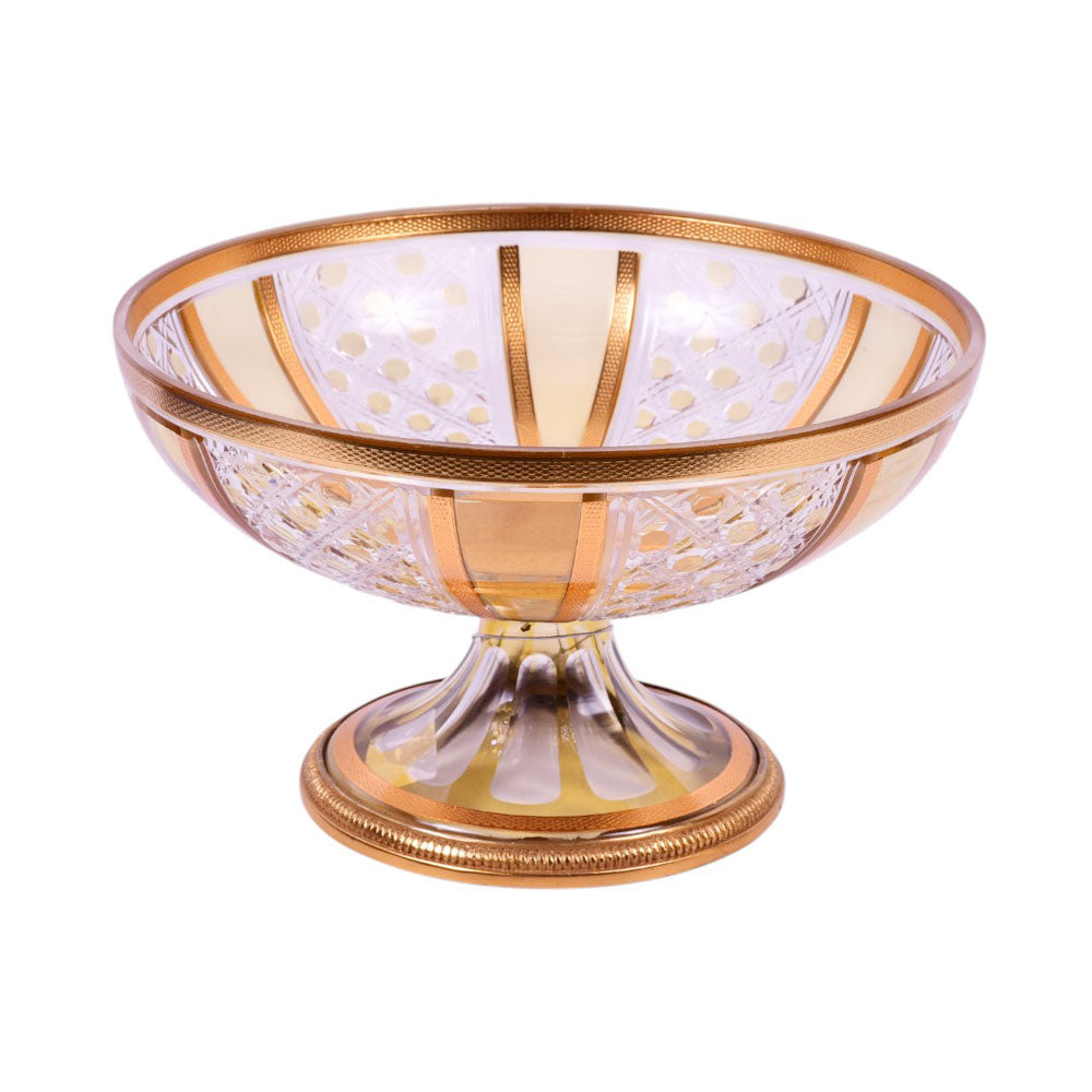 BOWL CRYSTAL BRASS IR E9-B3045-2 JSB11-26
