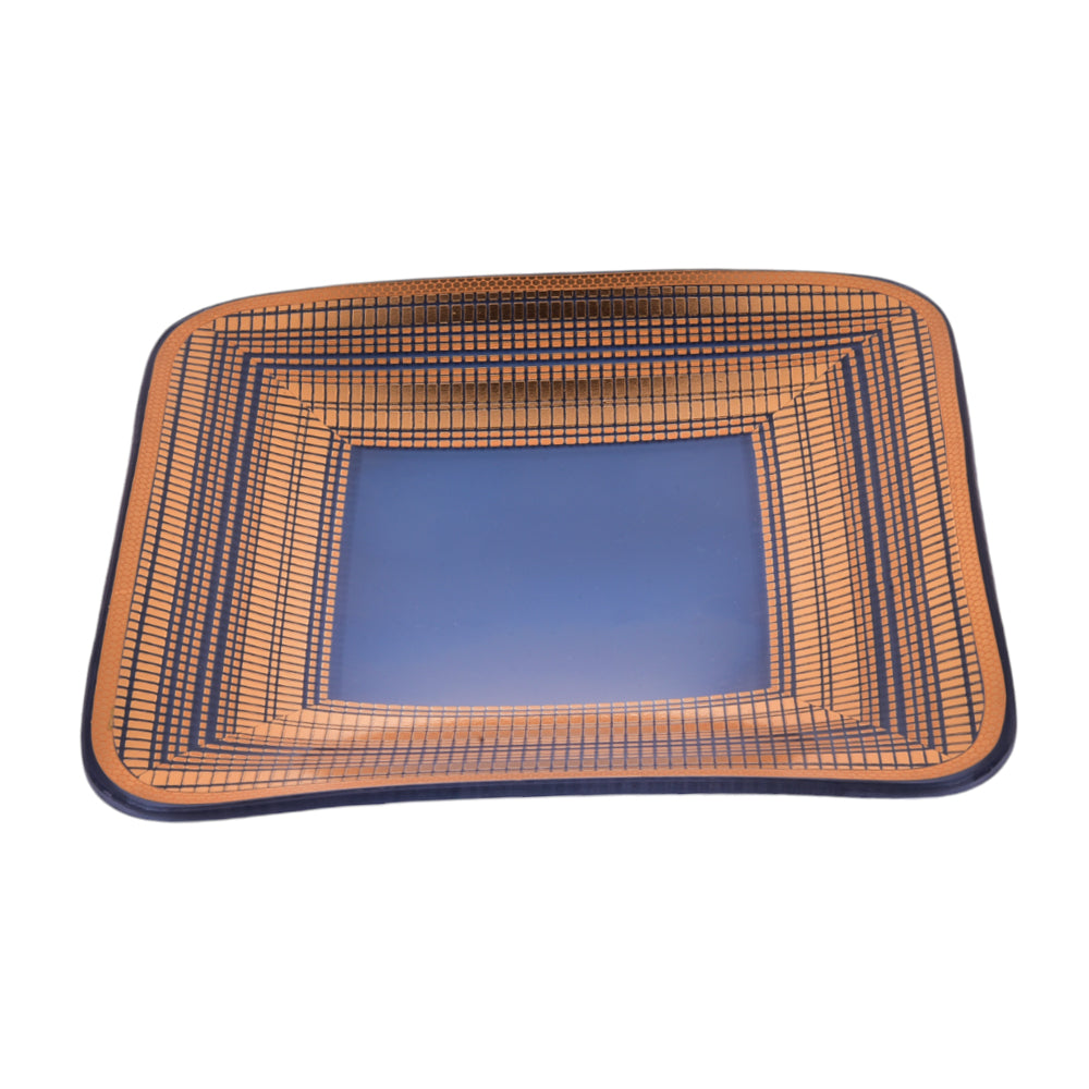 DISH CRYSTAL BRASS IR MS-A136-86022 JS341-556-1