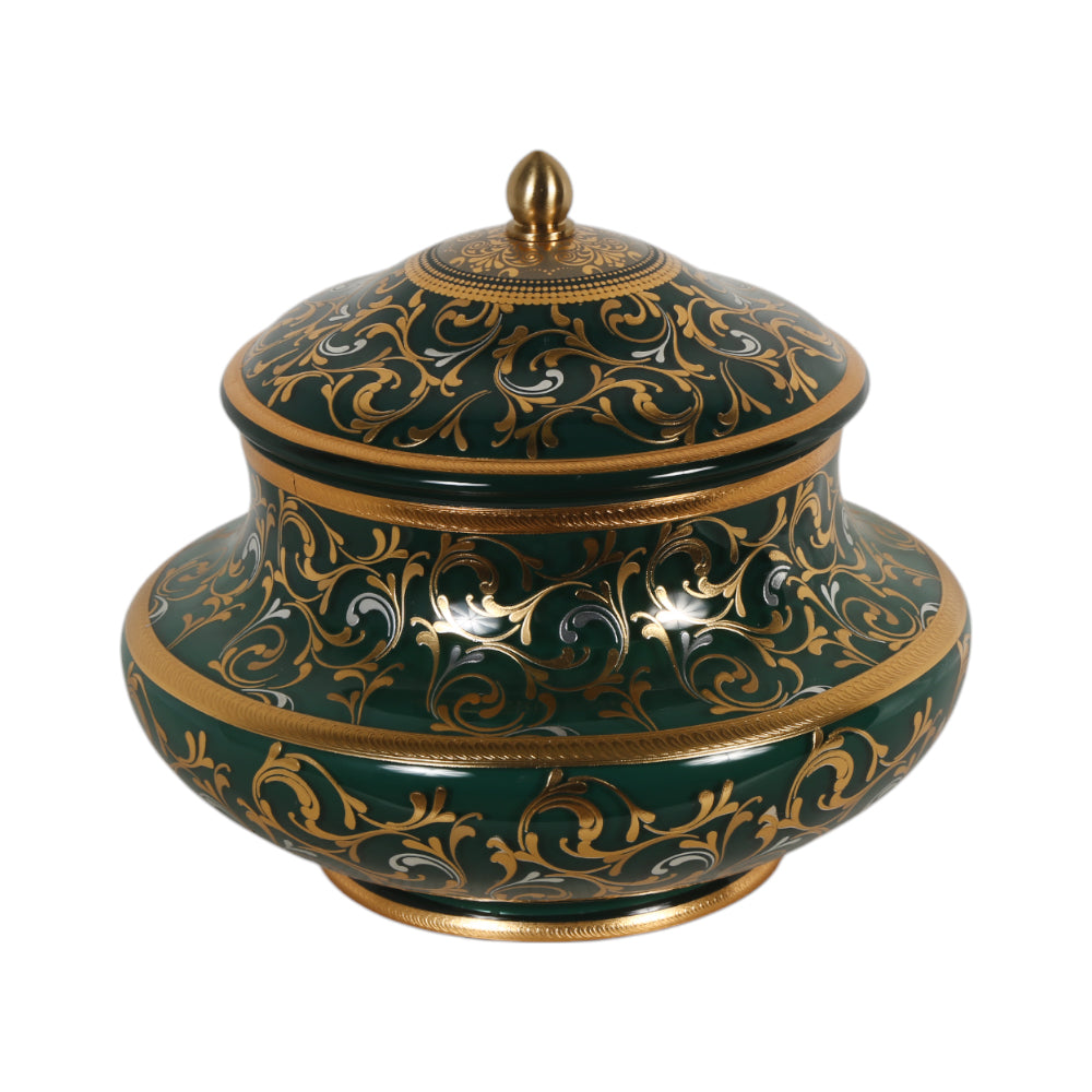 BOWL CANDY CRYSTAL BRASS IR MS-A234 JSLT032-539-2