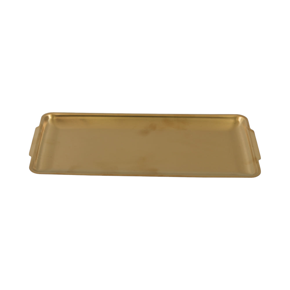 TRAY STEEL GOLDEN RECTANGULAR 6-15/8-6/19-6/1221
