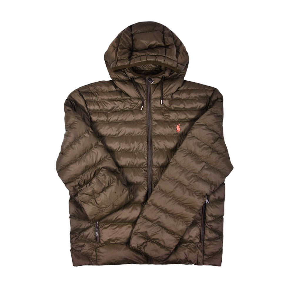 RL MEN L/S PUFFER JACKET 156007 GRN M (IR.W)