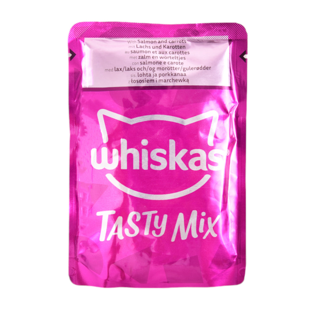 WHISKAS CAT FOOD TASTY MIX SELECTION JELLY 85 GM