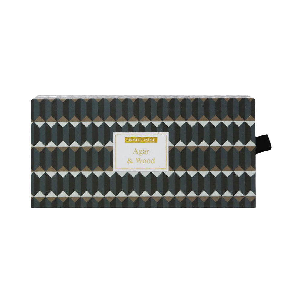 CANDLE 3PC BOX AROMA CHERRY BLOSSOM & BAY IR C0028-Y