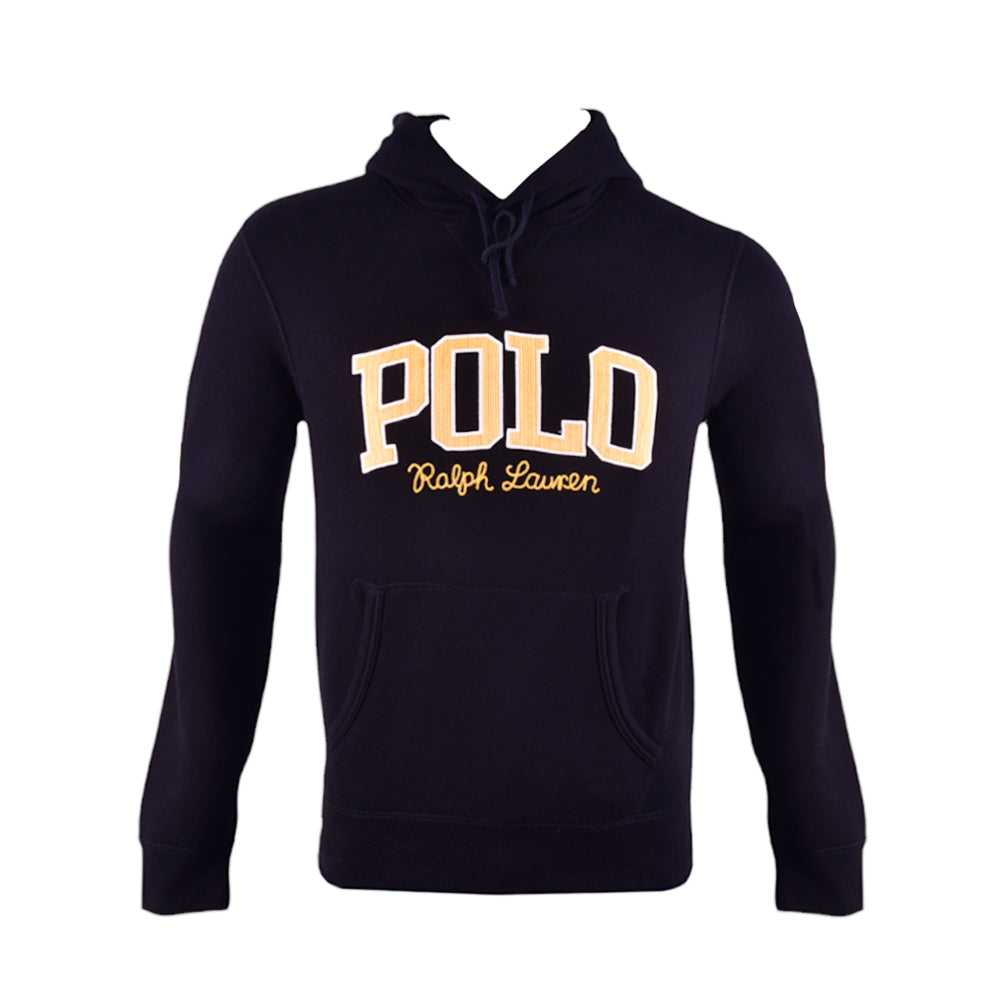 RL MEN L/S HOODIE 611001 BLK (S) (IR.W)