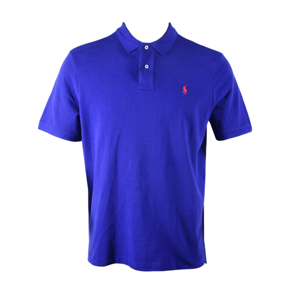 RL MEN S/S POLO SHIRT 656013 R.BLU (L) (IR.S)
