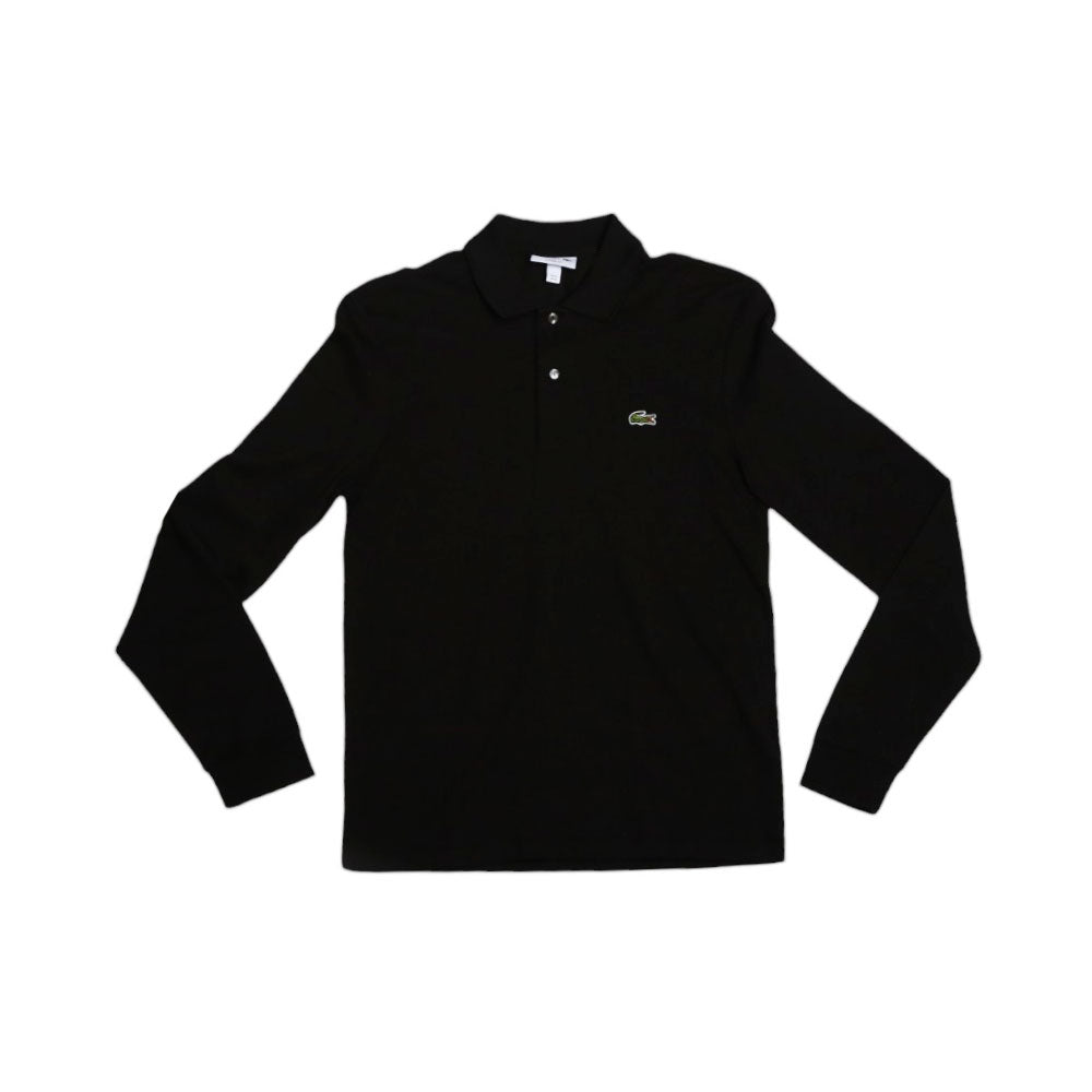 LAC MEN L/S POLO SHIRT L1312-51-031 BLK S (IR.W)