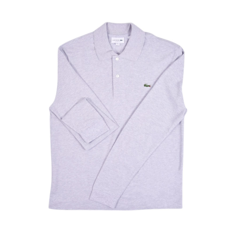 LAC MEN L/S POLO SHIRT L1313-51-CCA GRY M (IR.W)