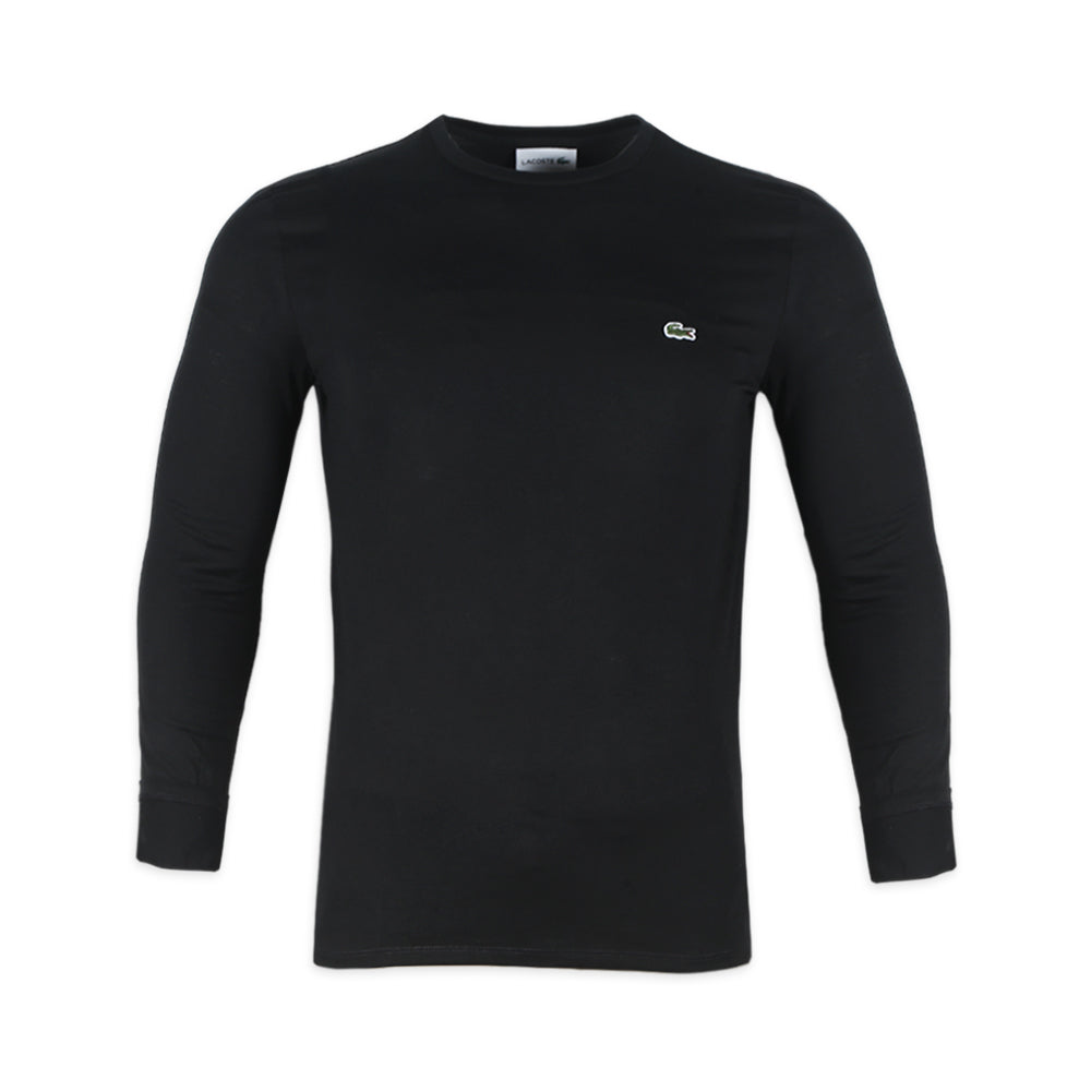 LAC MEN L/S R.NECK T SHIRT TH6712-51-031 BLK S (IR.S)