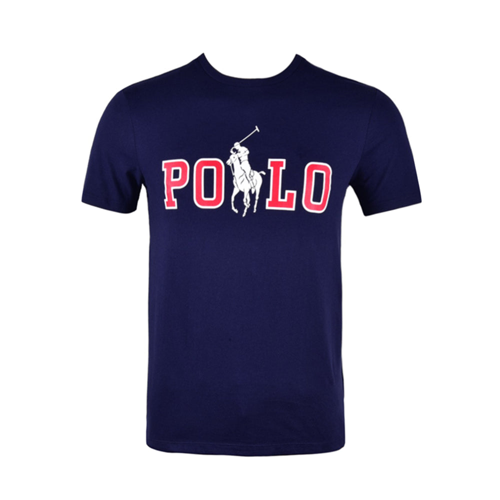 RL MEN L/S R.NECK 472015 NVY S (IR.S)