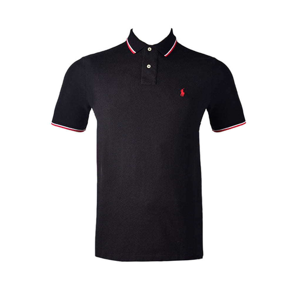 RL MEN S/S POLO SHIRT 275001 BLK M (IR.S)