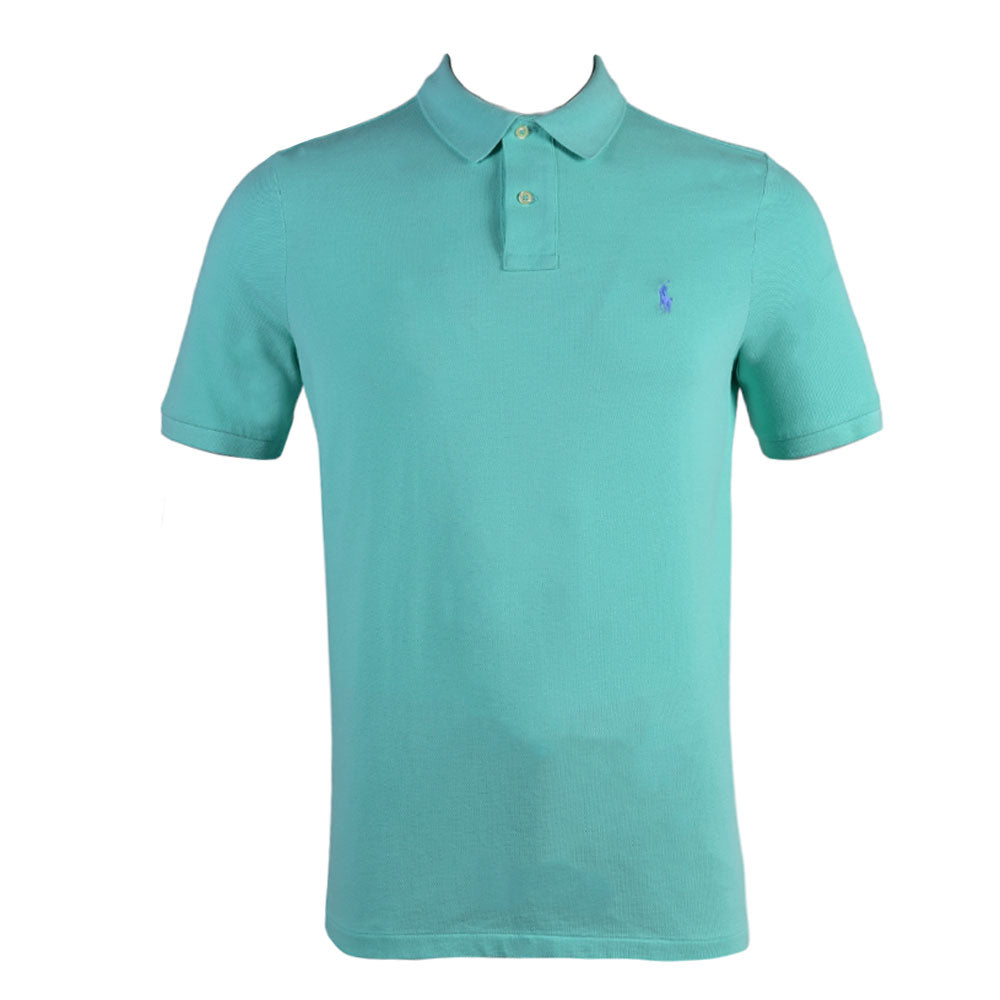 RL MEN S/S POLO SHIRT 735328 M GRN (IR)
