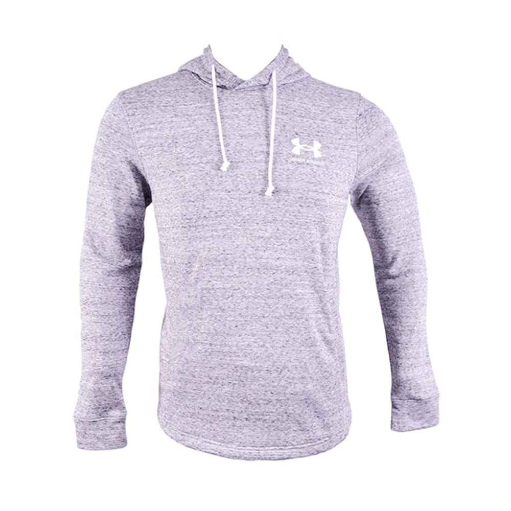 UA MEN L/S TERRY HOODIE 1370401-011 GREY M (IRW)