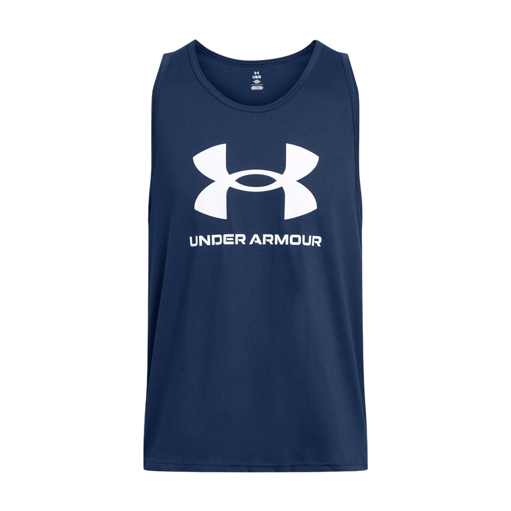UA MEN TANK 1382883-408 NVY M (IRS)