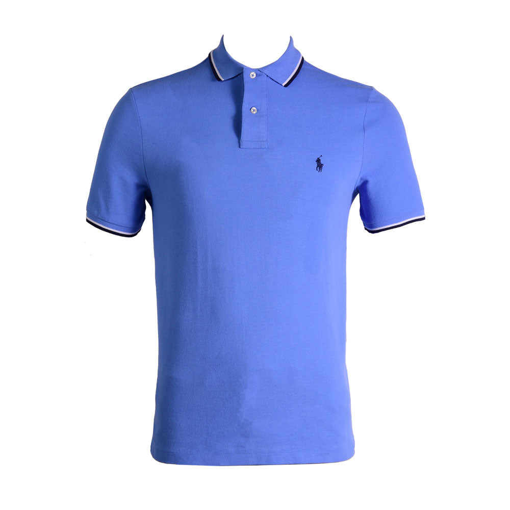 RL.MEN S/S POLO SHIRT 079002 SKY M (IRS)