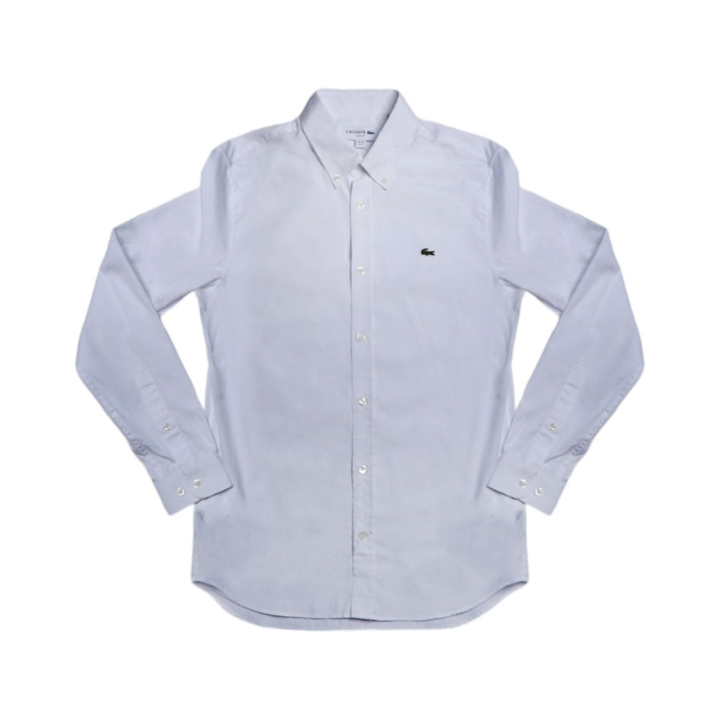 LAC MEN L/S DRESS SHIRT CH1843-001 WHT S (IR)