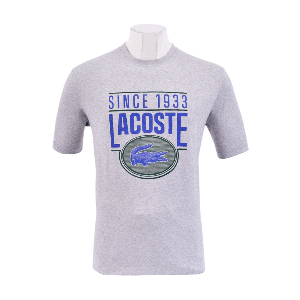 LAC MEN S/S R.NECK SHIRT TH7315-CCA GRY S (IRS)