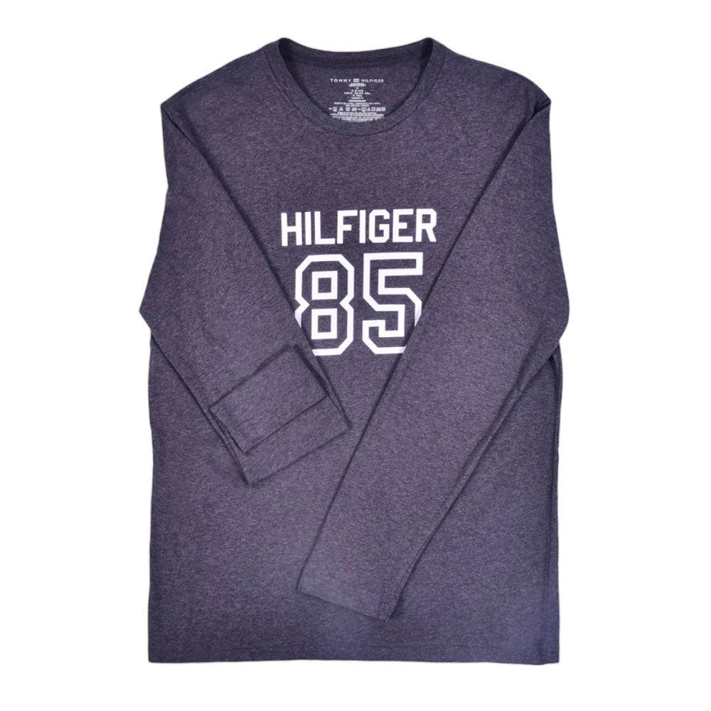 TH MEN L/S R-NECK SHIRT 09T4213016 GRY M (IRW)