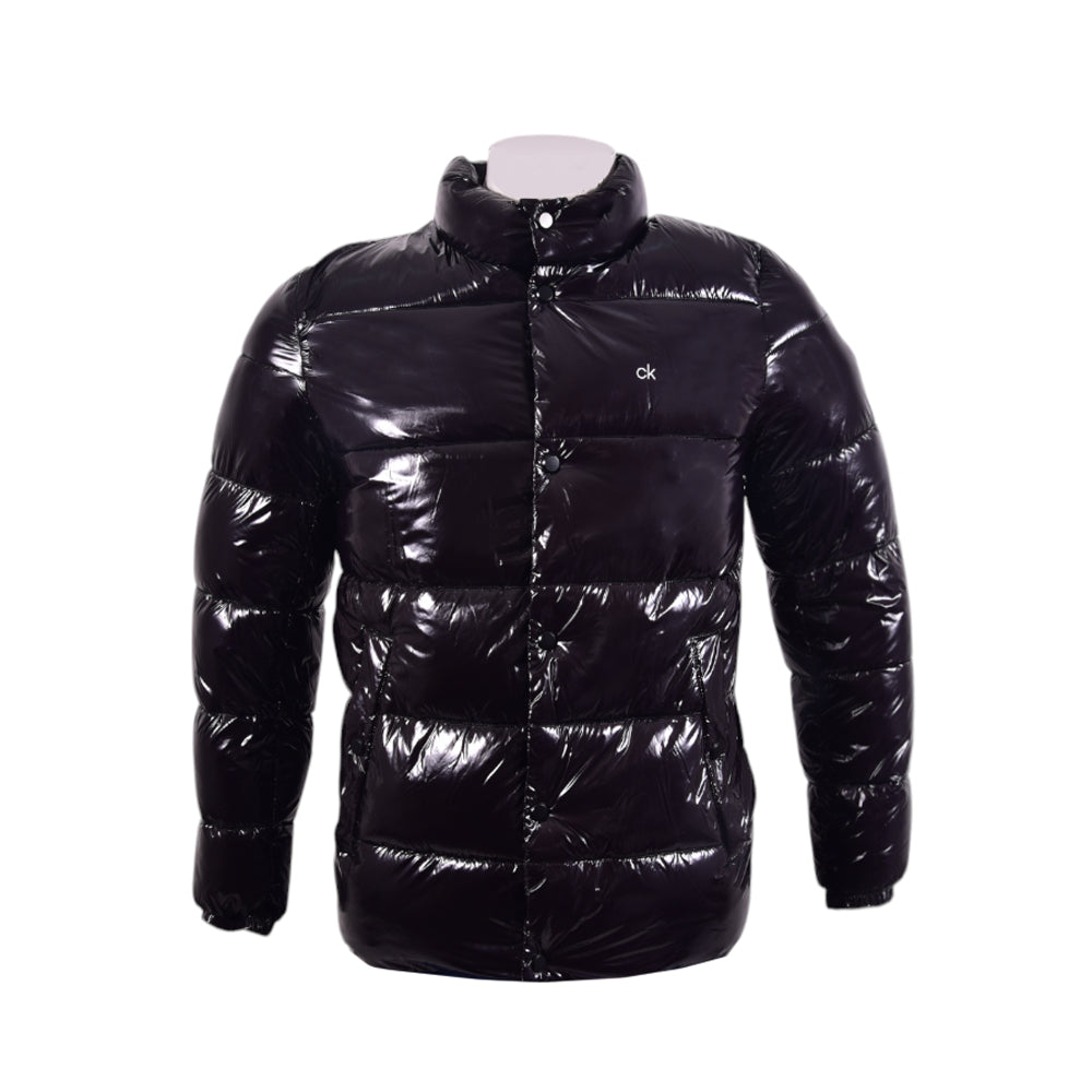 CK MEN L/S PUFFER JACKET CM152963 BLK GLOSS S (IRW)