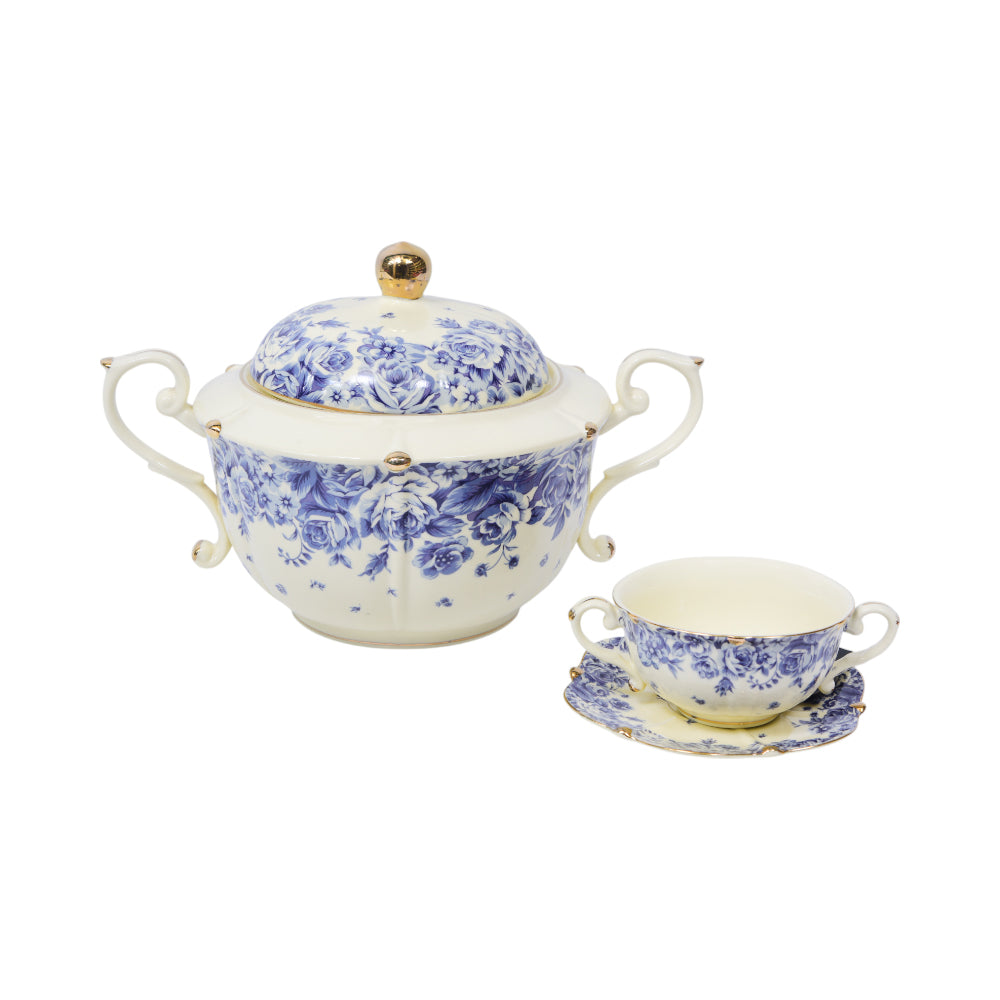 SOUP SET 23PC PORCELAIN KY8415 MS
