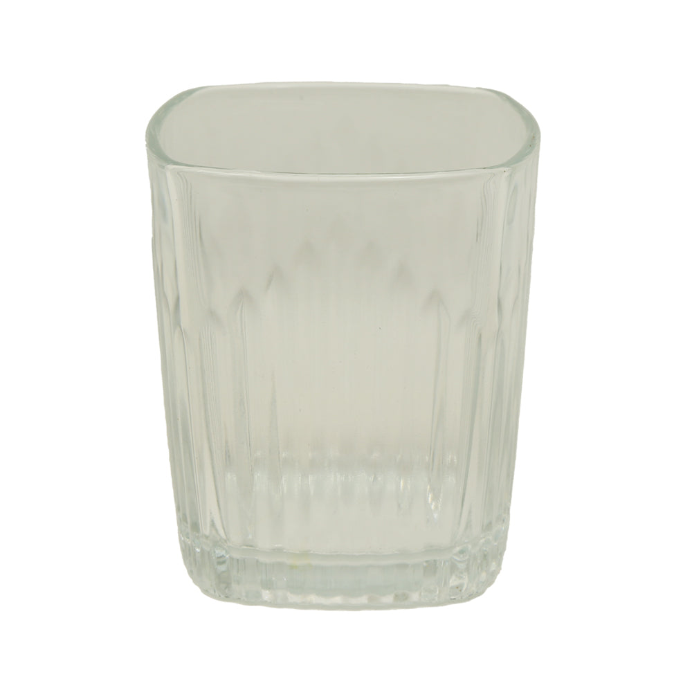 GLASS TOYO NASIC CAMELIA SQUARE SMALL 300 ML (Pack 6)