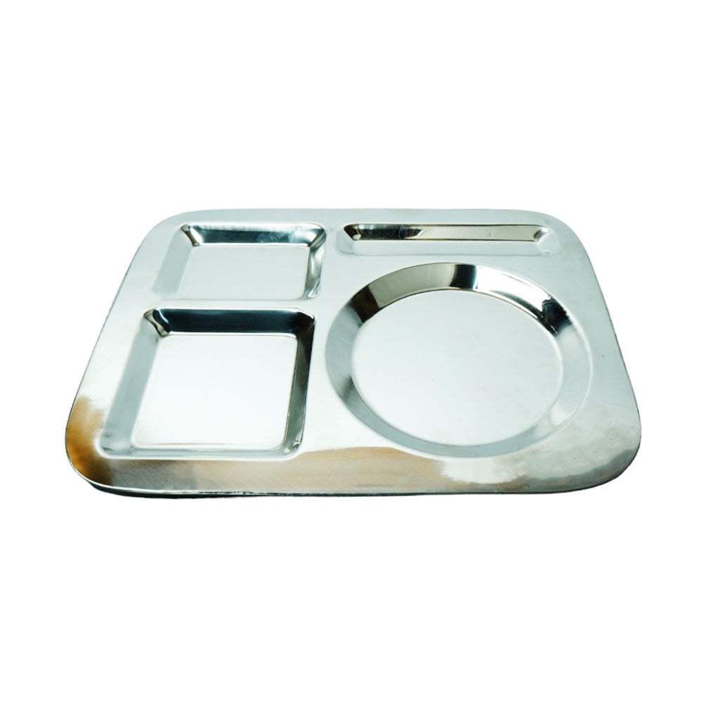 TRAY STEEL 4 PARTITION LARGE M/S