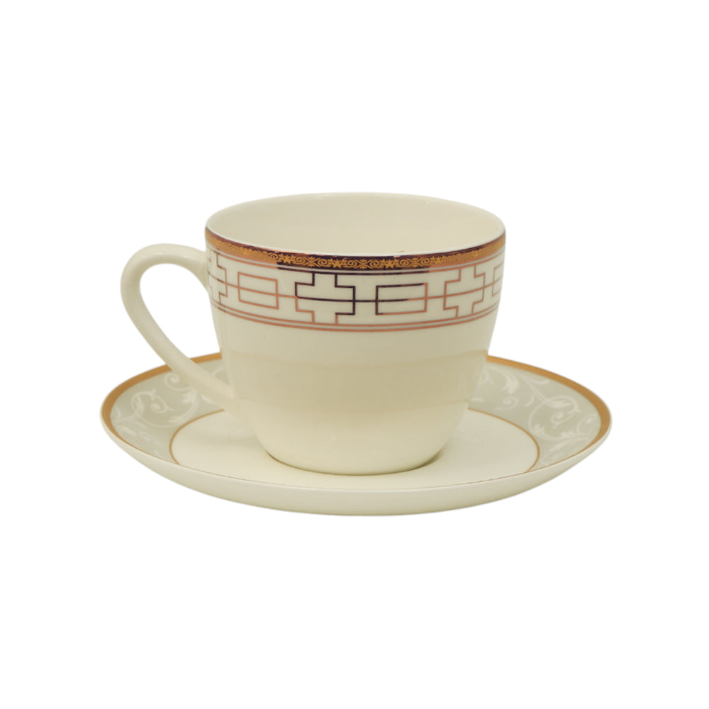 CUP & SAUCER MORE & MORE XW001 (Pack 6)