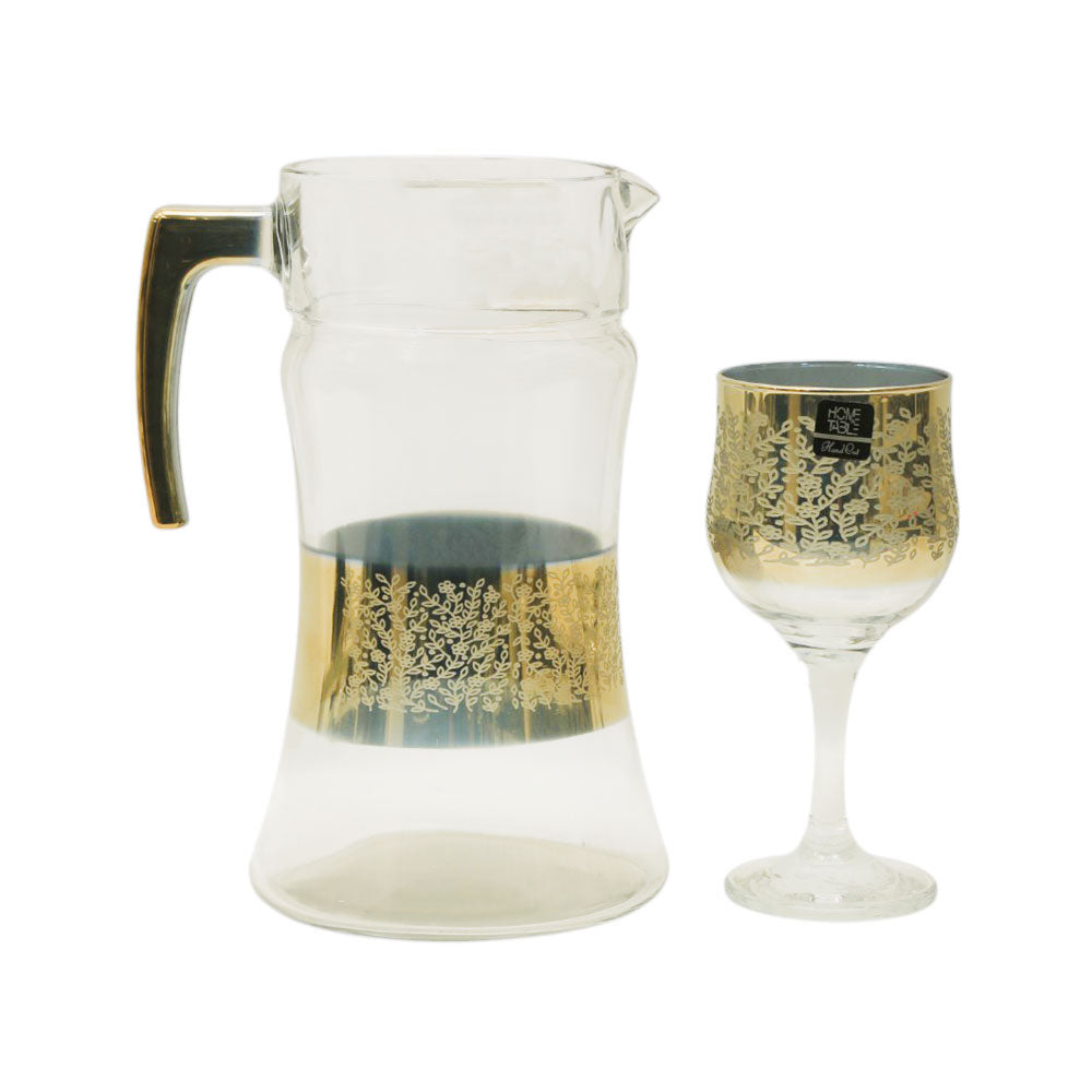 DECANDER SET 7PC PSB HAND CUT GOLD BISTRO 97872-HG143