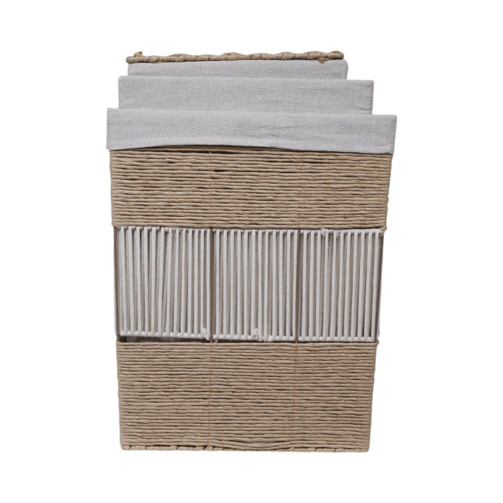 LAUNDRY BASKET 3PC SET IR Q24-Z02FM